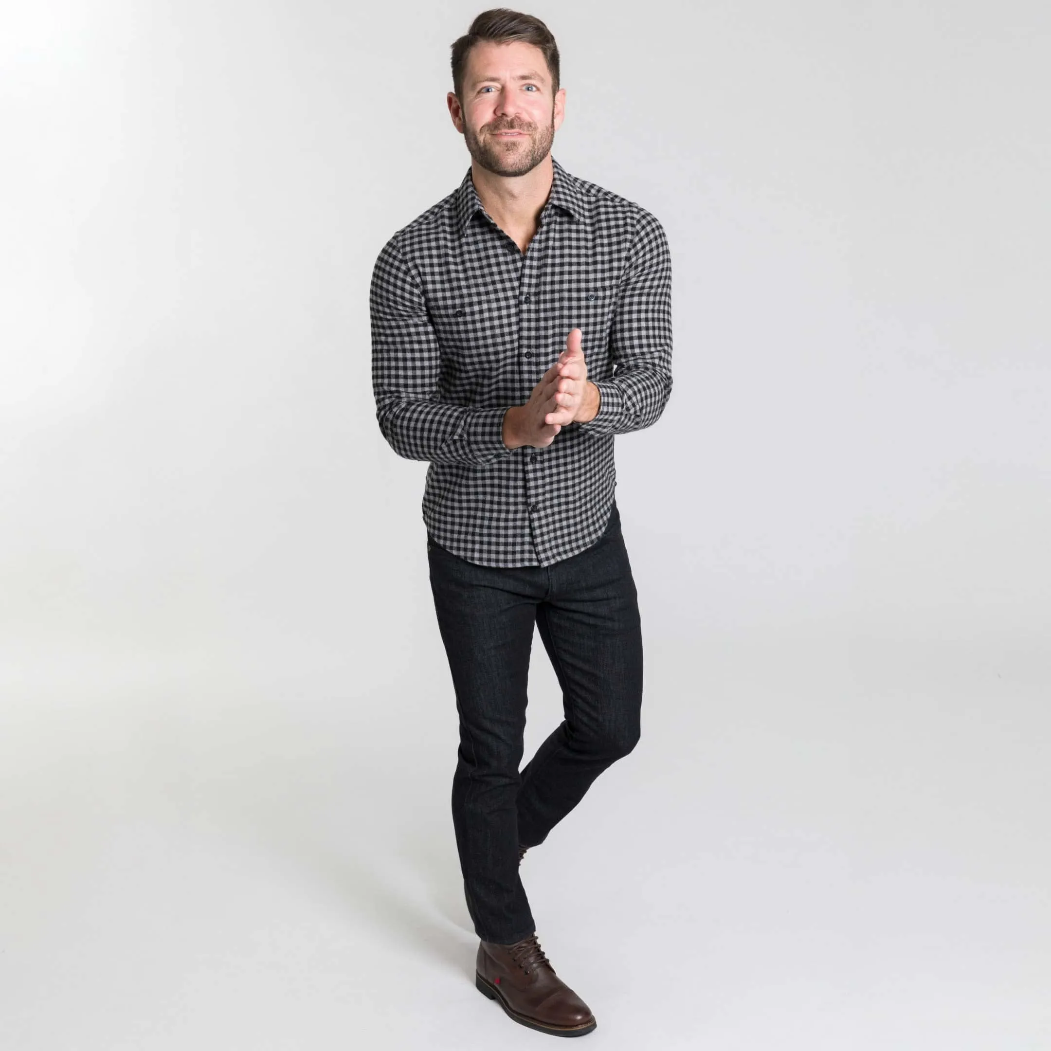 Eclipse Gingham Flannel Shirt