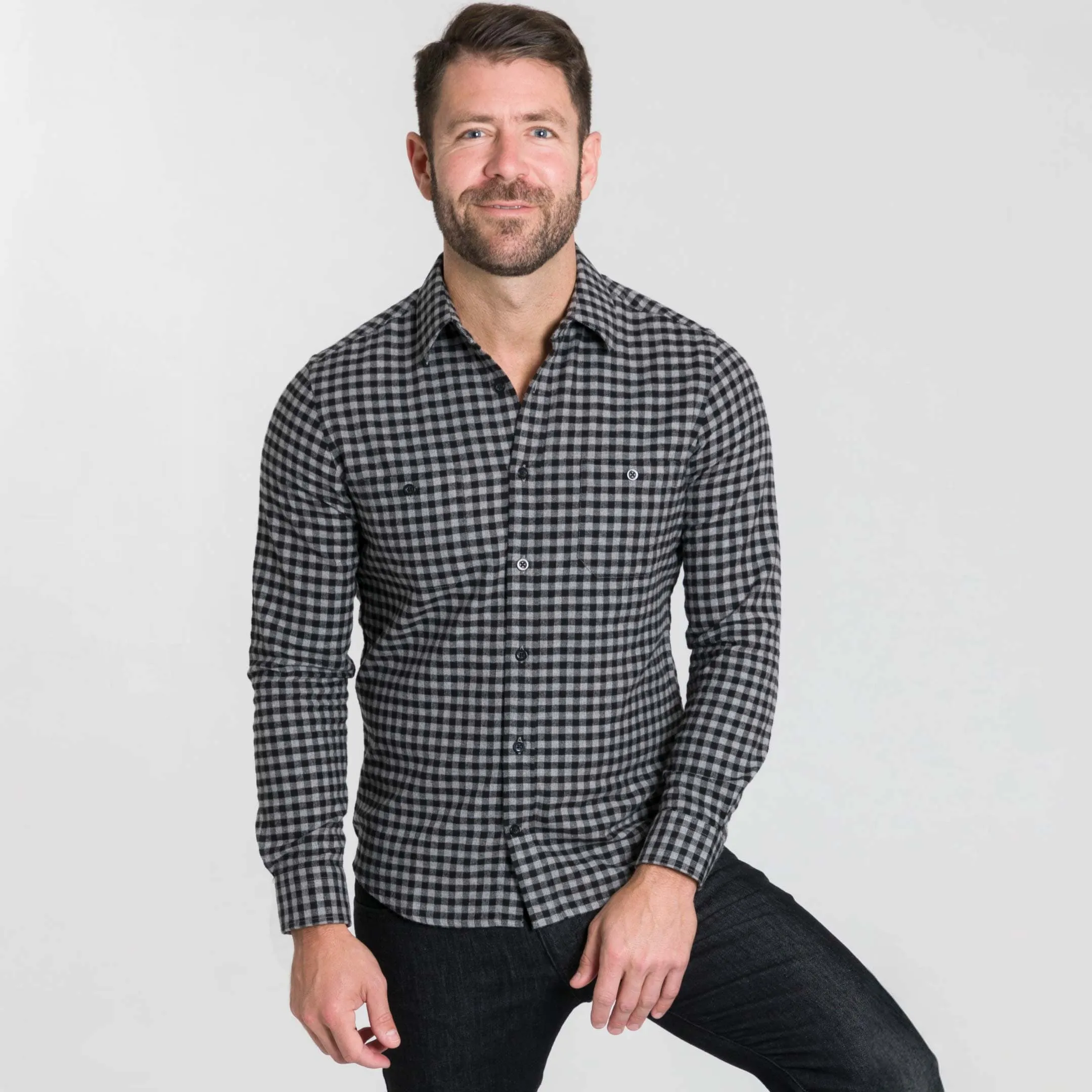 Eclipse Gingham Flannel Shirt