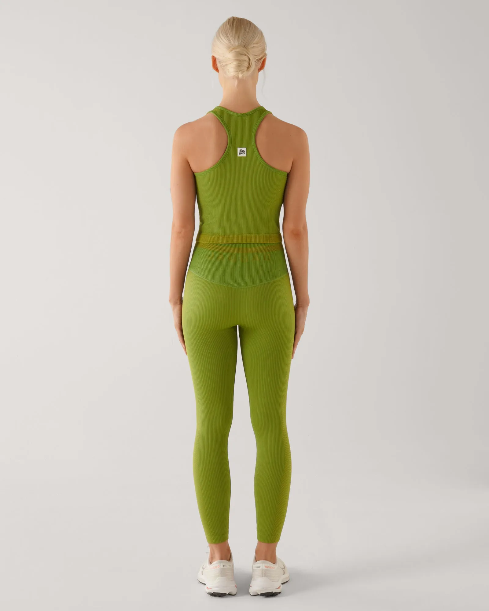 ELEVATION SEAMLESS FULL LENGTH HIGH WAIST LEGGING GREEN