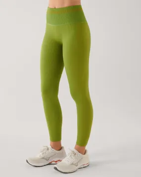 ELEVATION SEAMLESS FULL LENGTH HIGH WAIST LEGGING GREEN