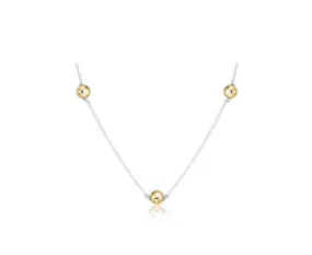 Enewton Choker Simplicity Chain Sterling Mixed Metal - Classic 6mm Gold