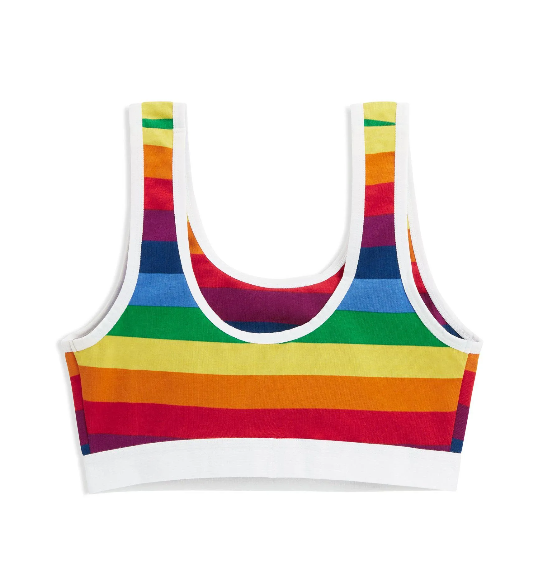 Essentials Soft Bra - Rainbow Pride Stripes