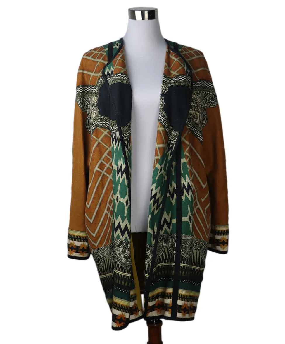 Etro Multicolor Linen Jacket sz 8