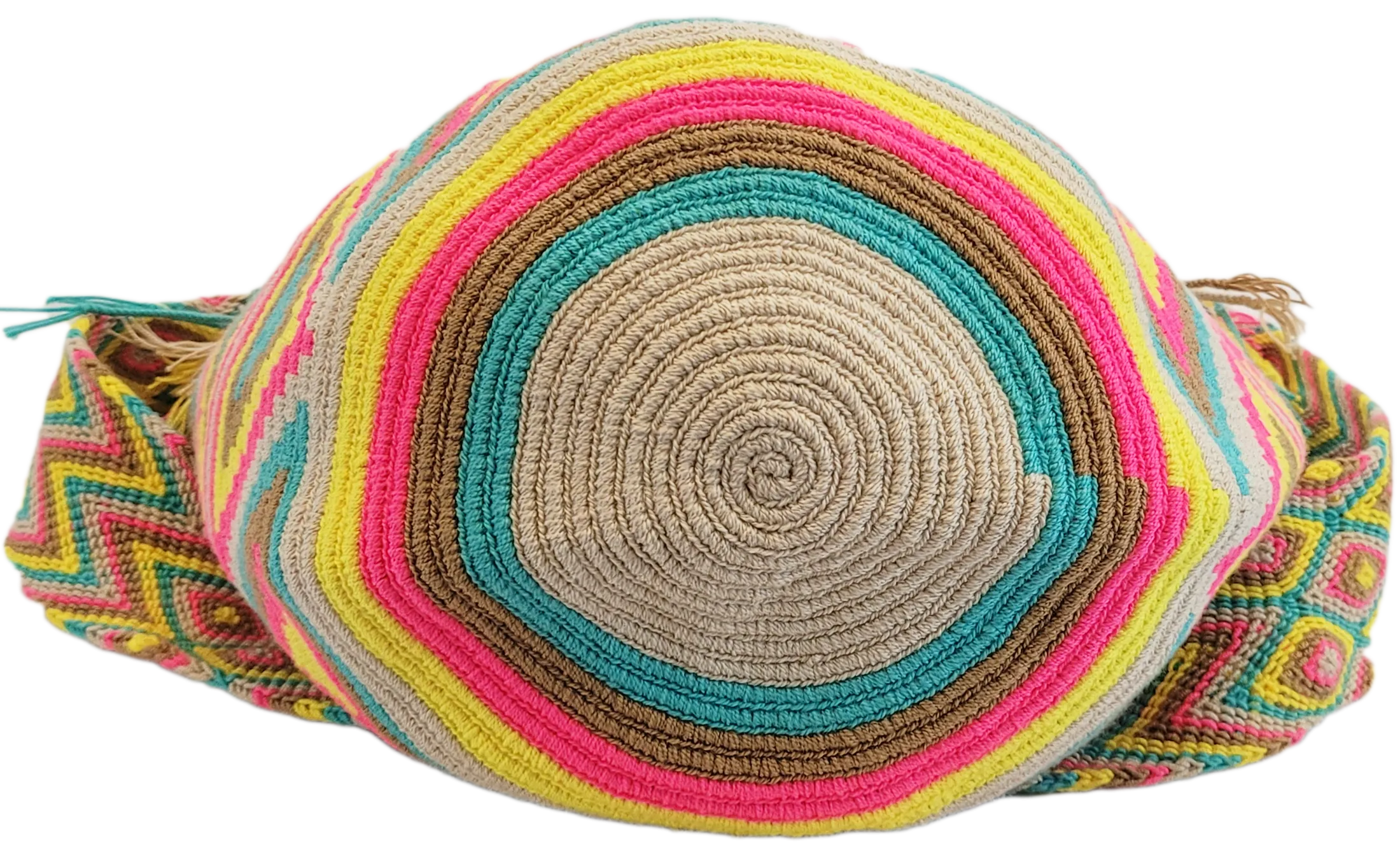 Eva Large Handmade Crochet Wayuu Mochila Bag