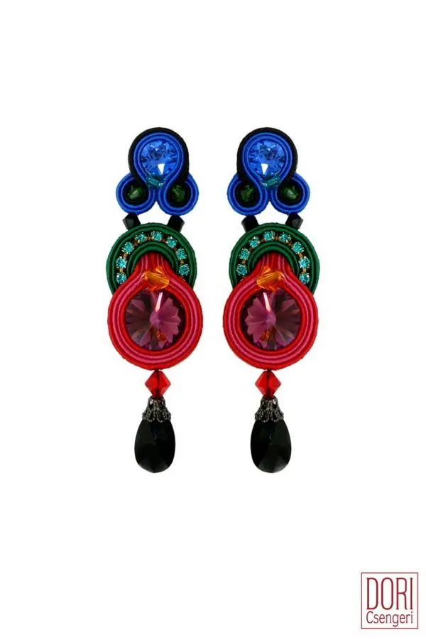 Fantaisie Jewel Tones Earrings