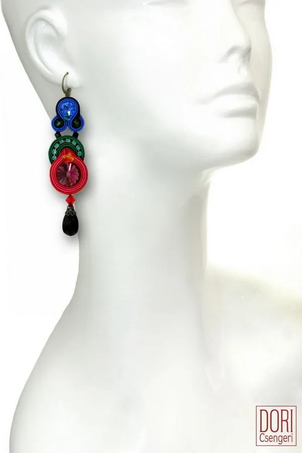 Fantaisie Jewel Tones Earrings