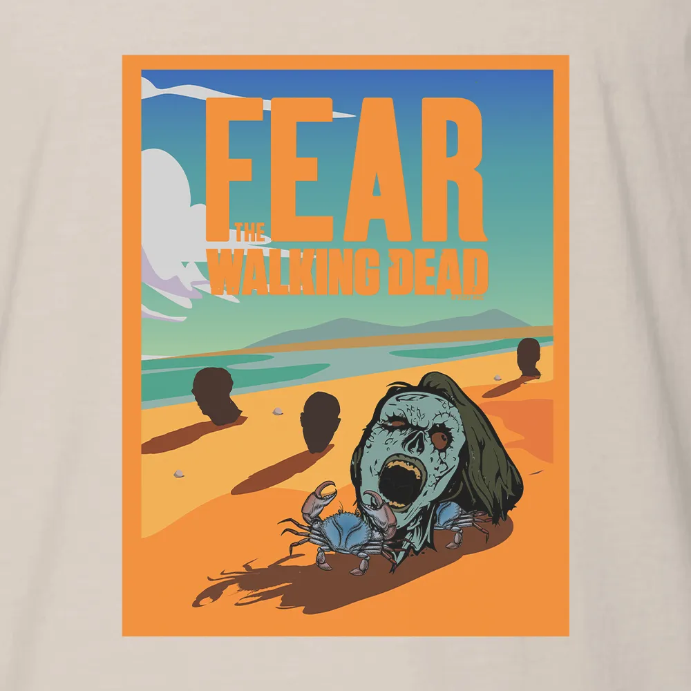 Fear The Walking Dead Walker Heads Adult Short Sleeve T-Shirt