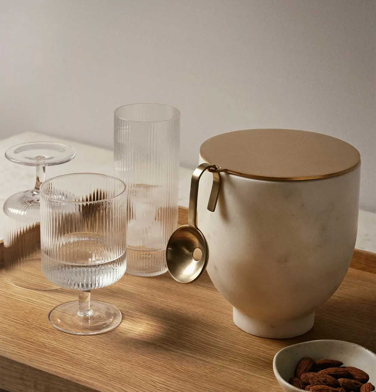 ferm LIVING Ripple Wine Glasses – Set of 2