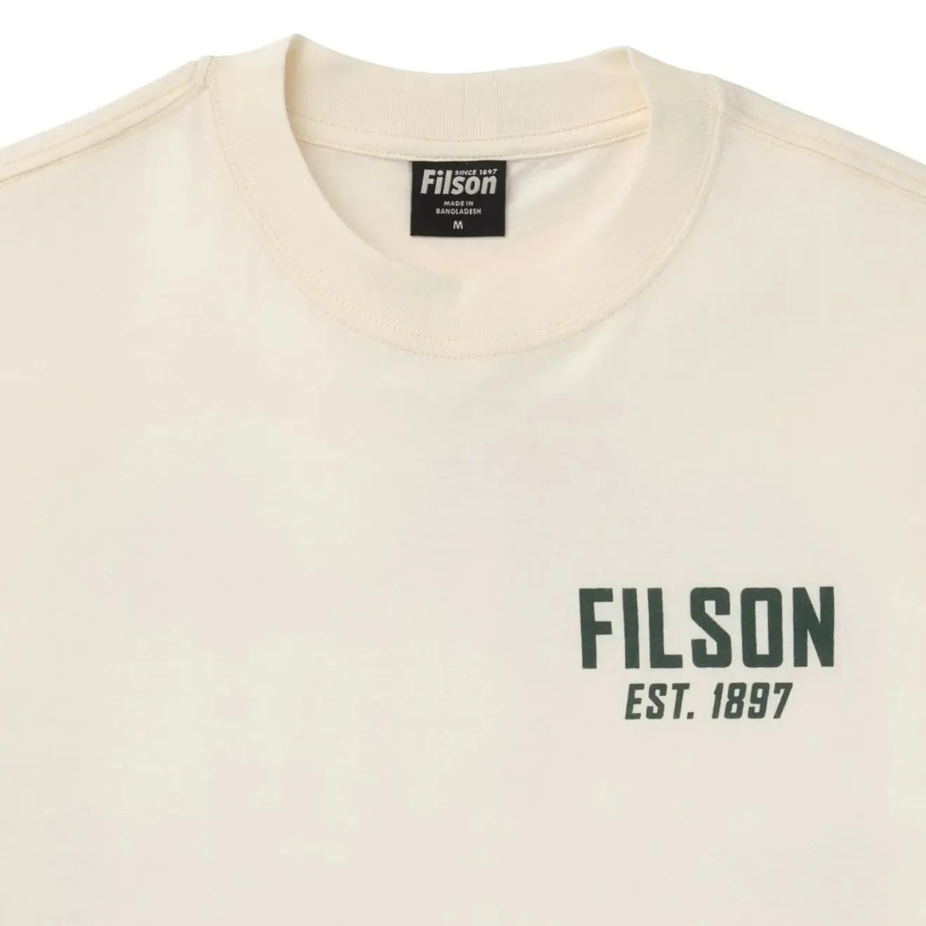 Filson S/S Ranger Graphic T-Shirt Off White / Back Road