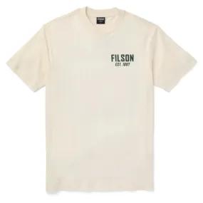 Filson S/S Ranger Graphic T-Shirt Off White / Back Road