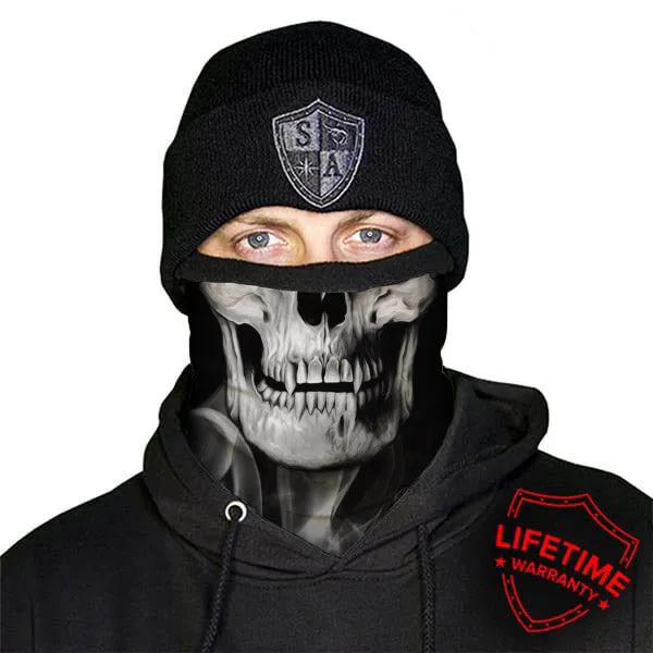 Fleece Face Shields® | Skull Tech Crow