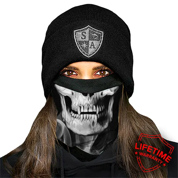 Fleece Face Shields® | Skull Tech Crow