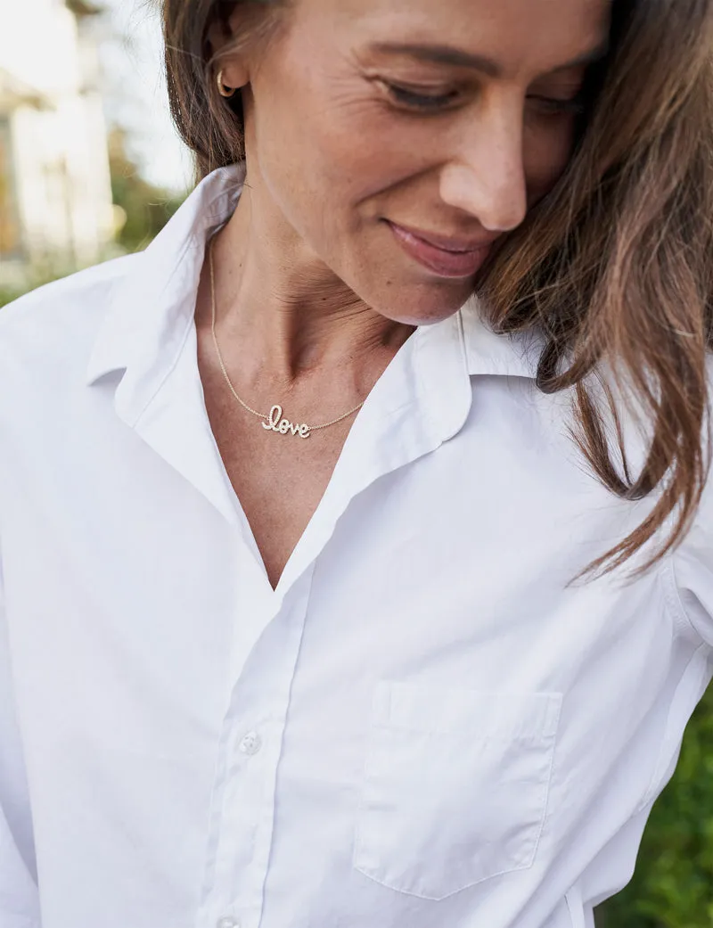 Frank & Eileen Barry Long Sleeve Shirt in White