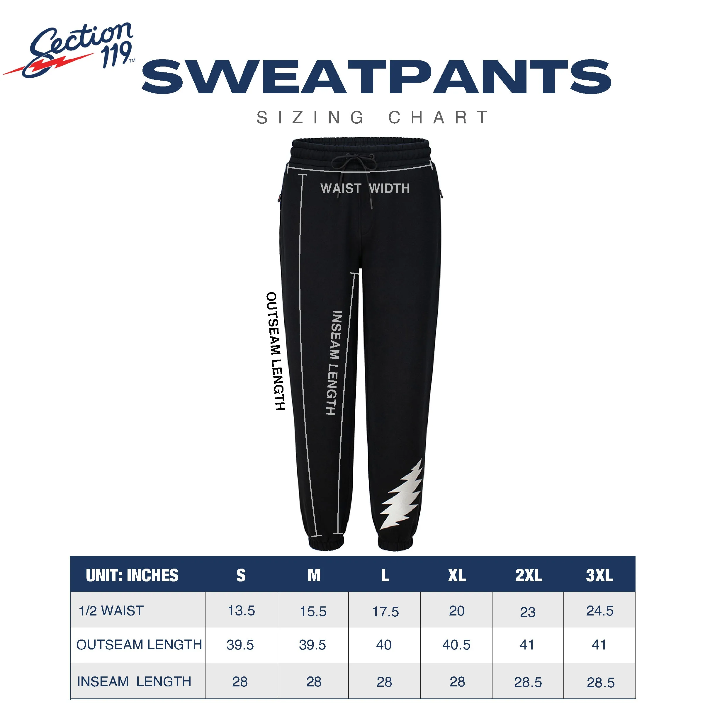 Grateful Dead | Sweatpants | Bolt in Black