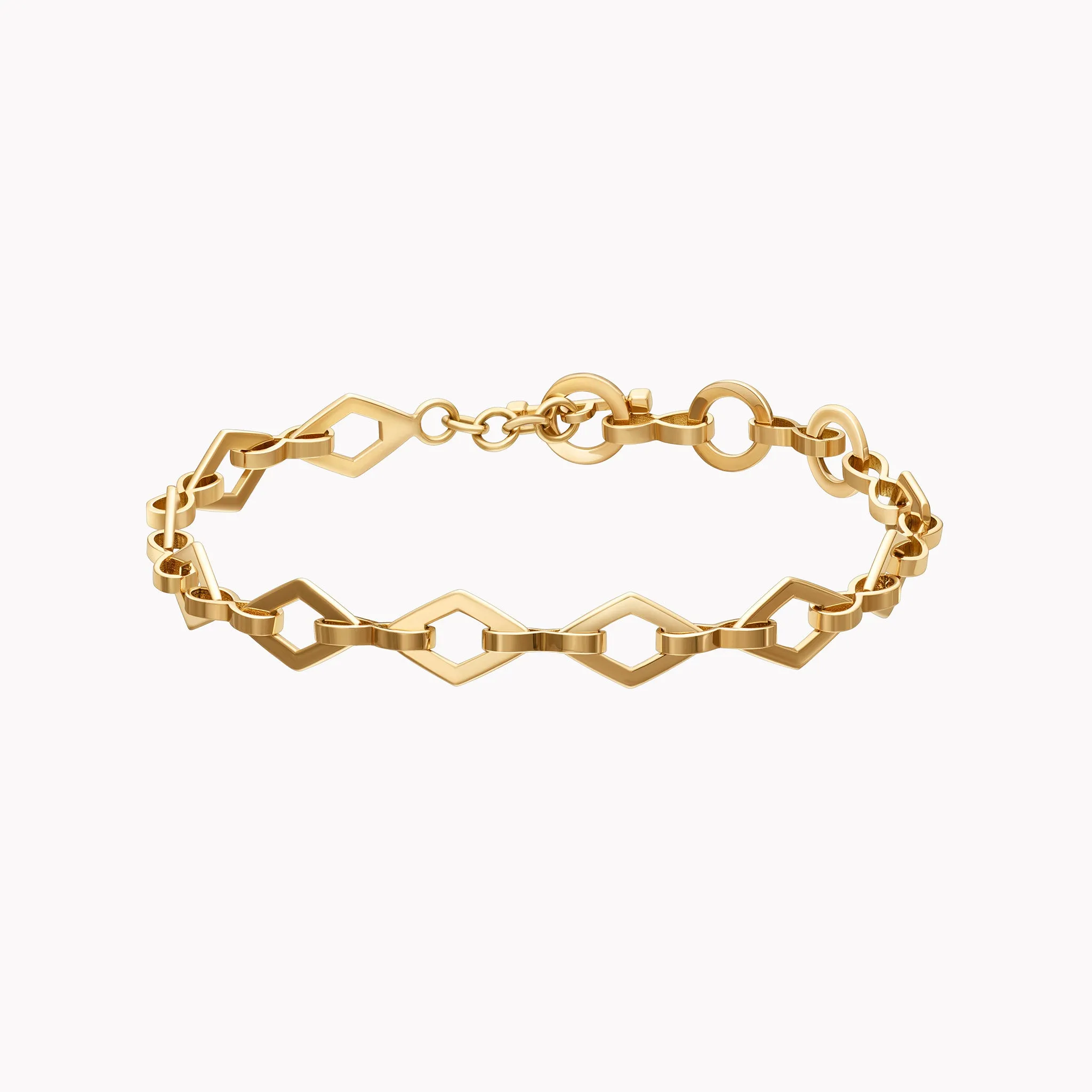 Heavy Diamond Chain Link Bracelet