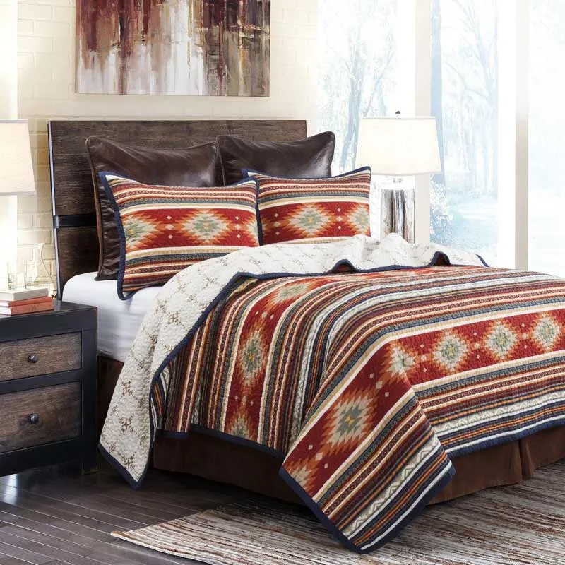 Hi End Accents Del Sol Reversible Quilt Set