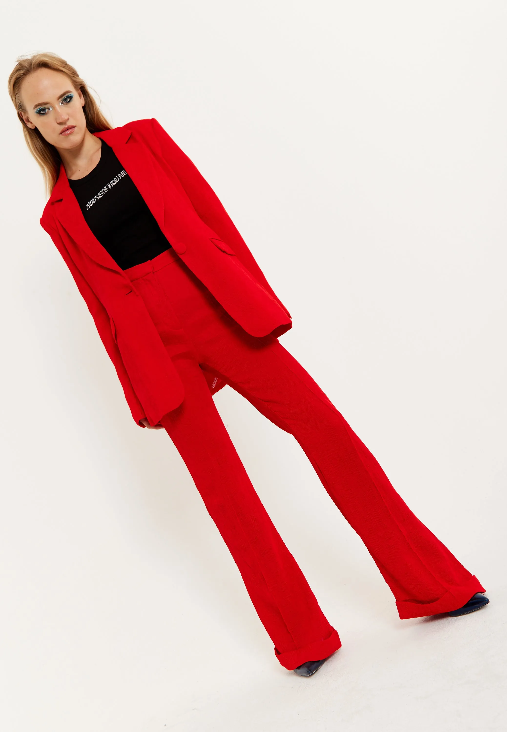 House Of Holland Red Trousers