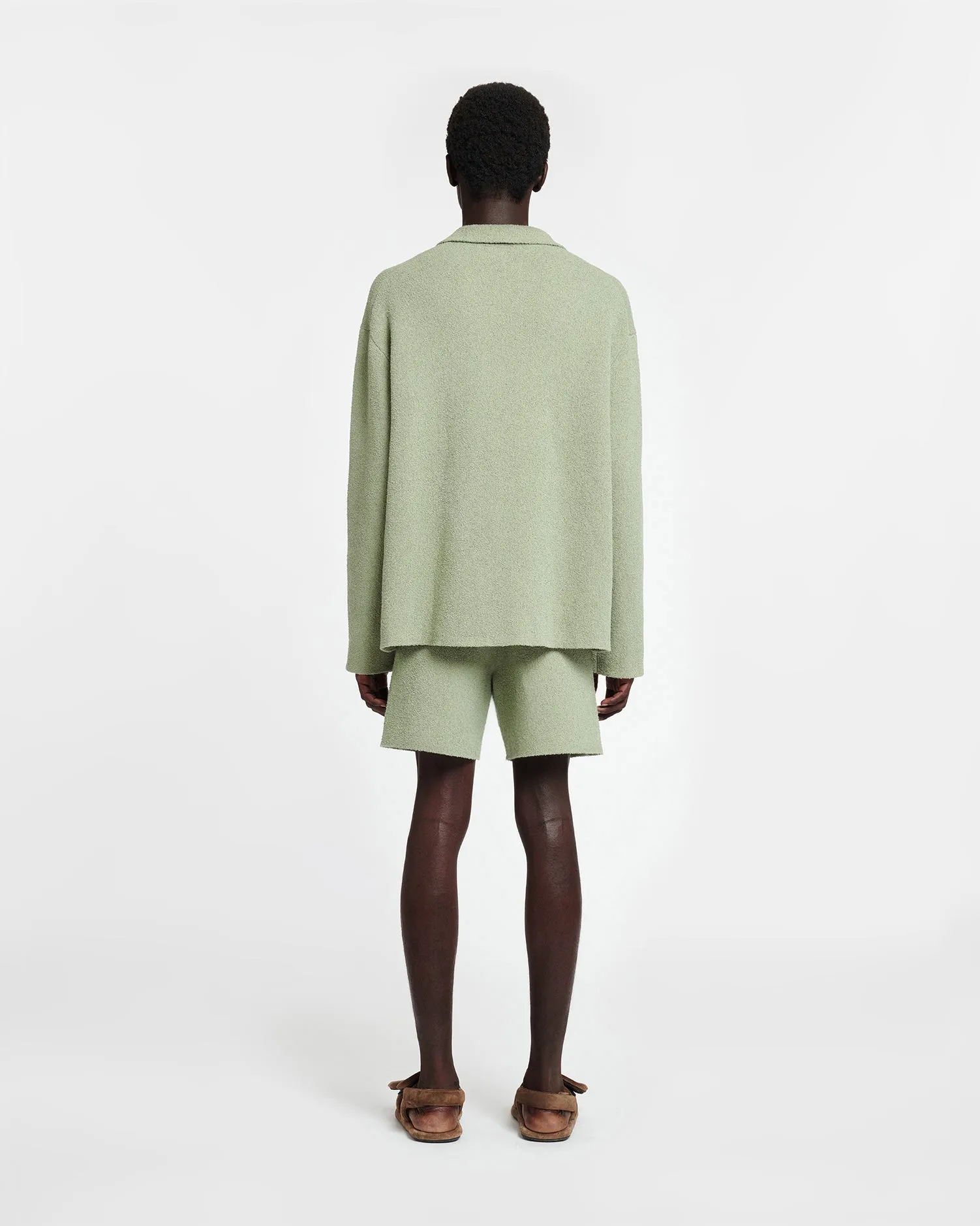 Jorrit - Terry-Knit Sweater - Sage