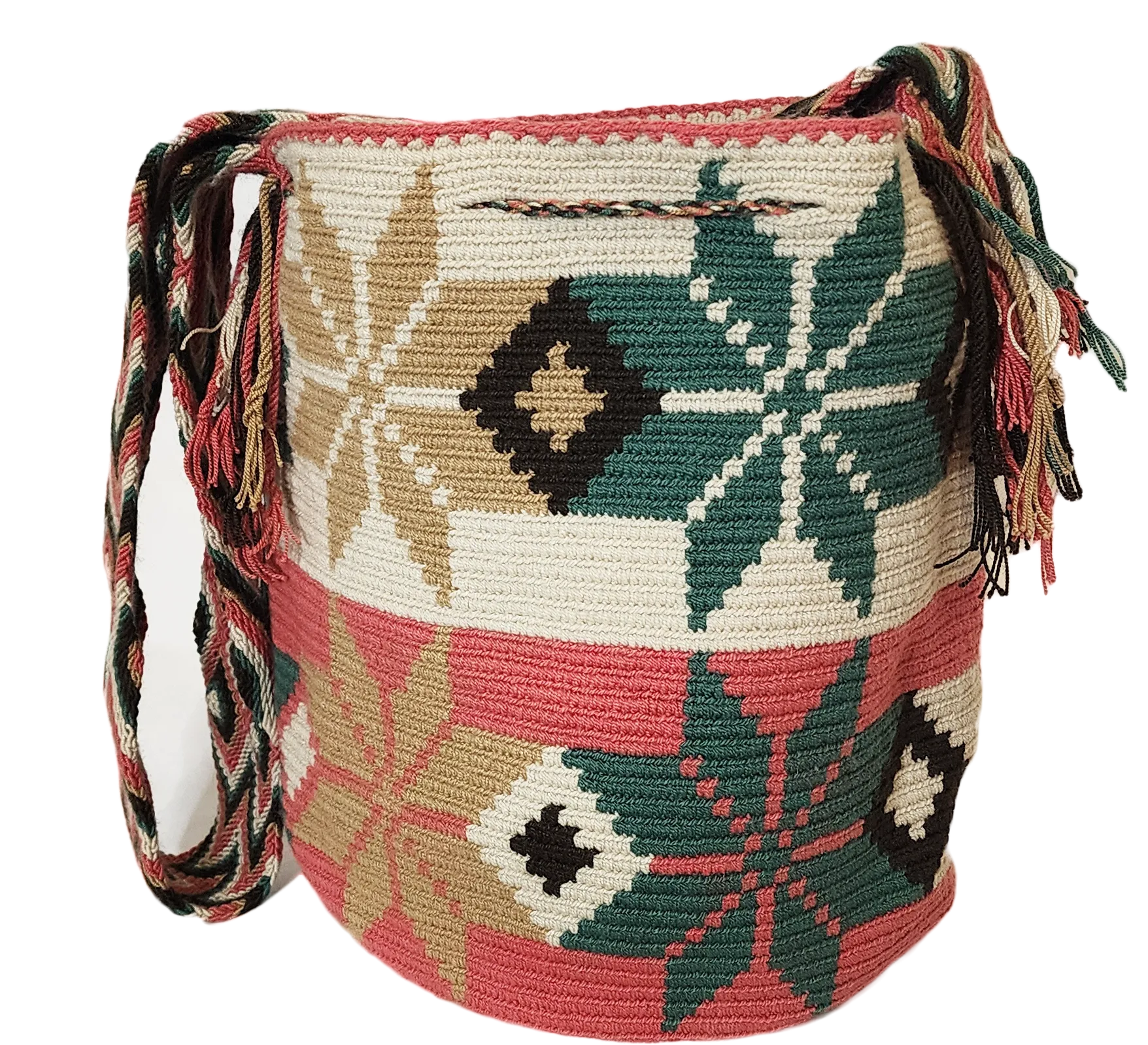 Julieta Large Handmade Crochet Wayuu Mochila Bag