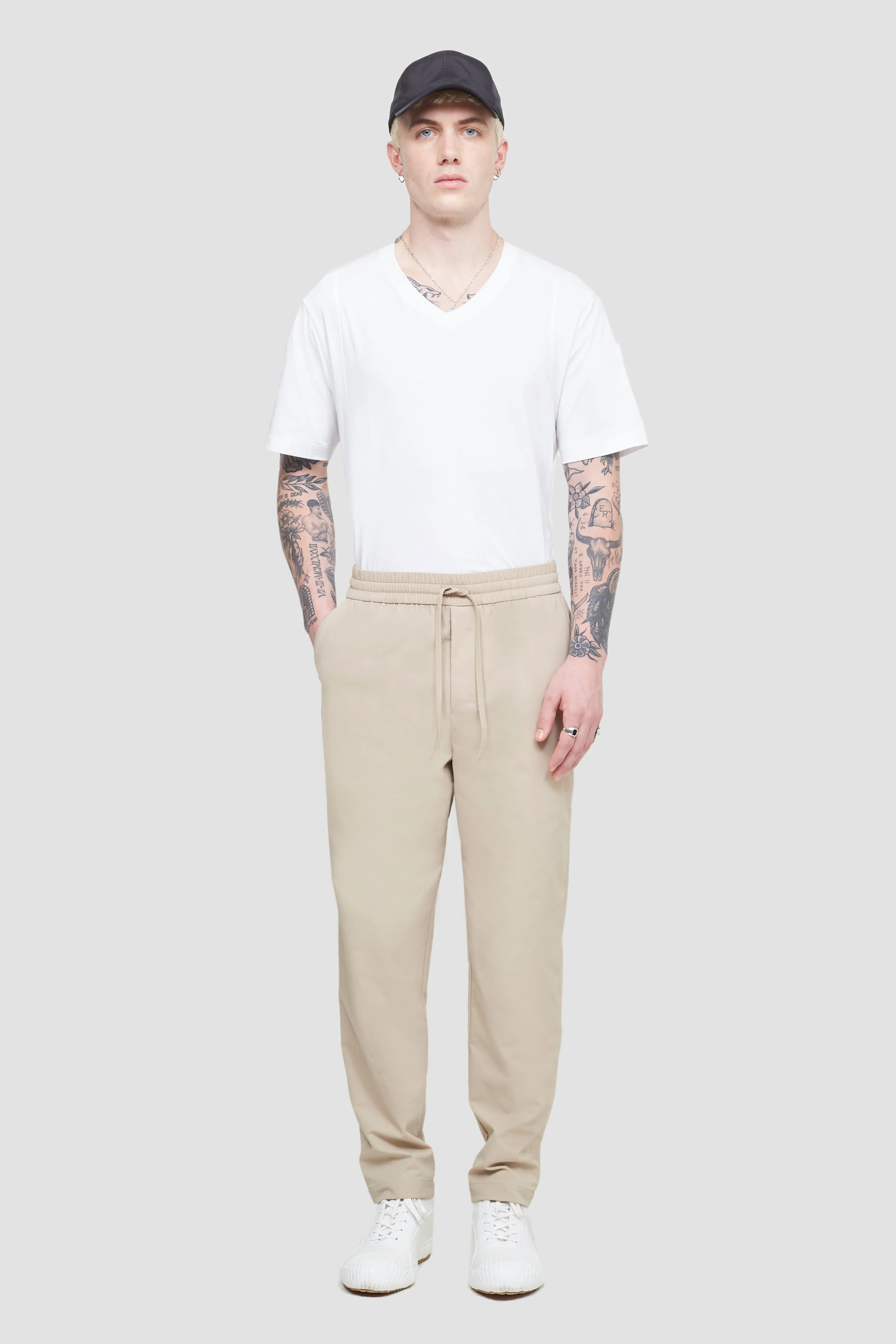 Kickin It Drawstring Straight-Leg Trousers