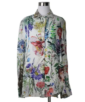 Lela Rose Multicolor Floral Blouse sz 6