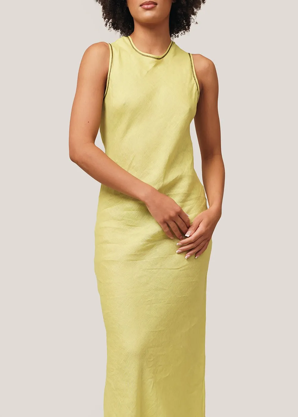 Lime Dydine Tank Dress