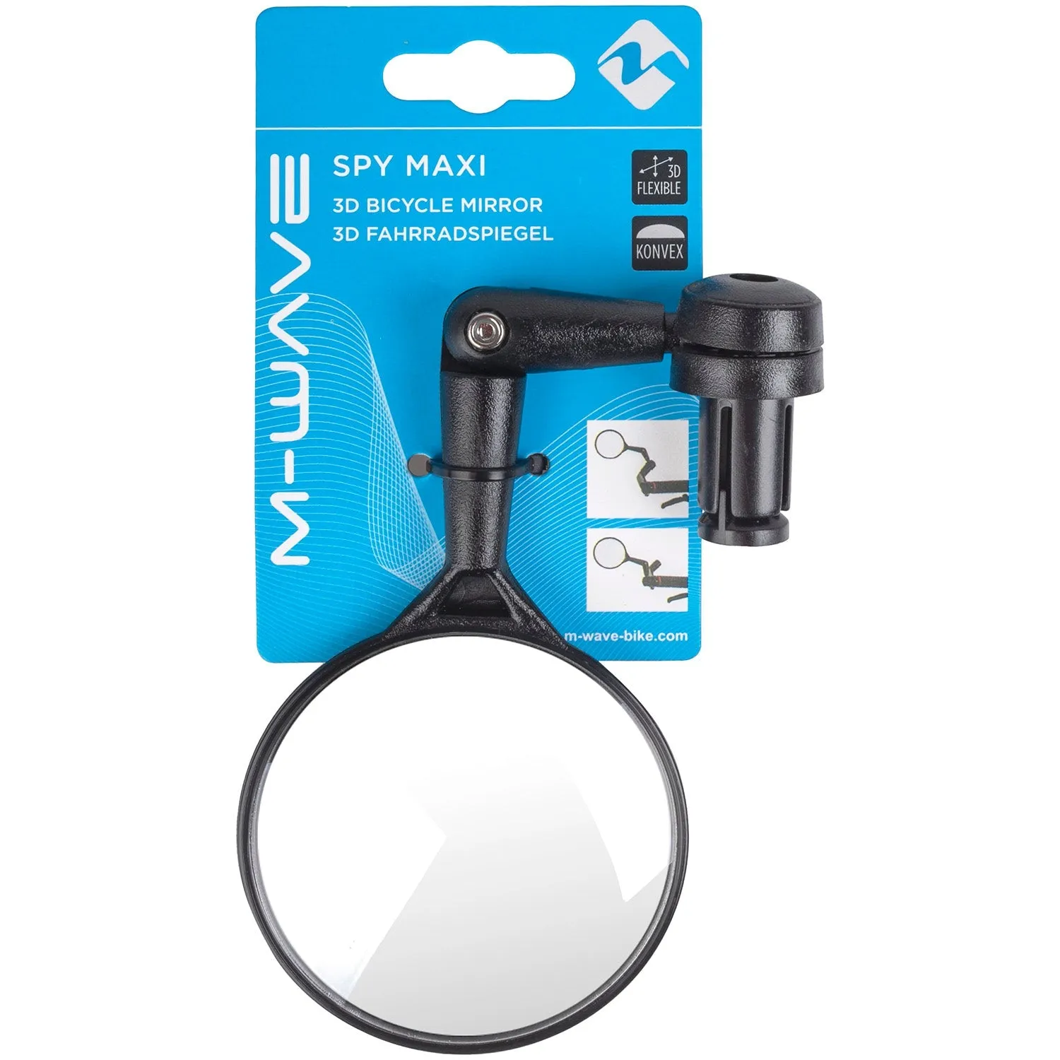 M-Wave Spy Maxi 3D Bicycle Mirror