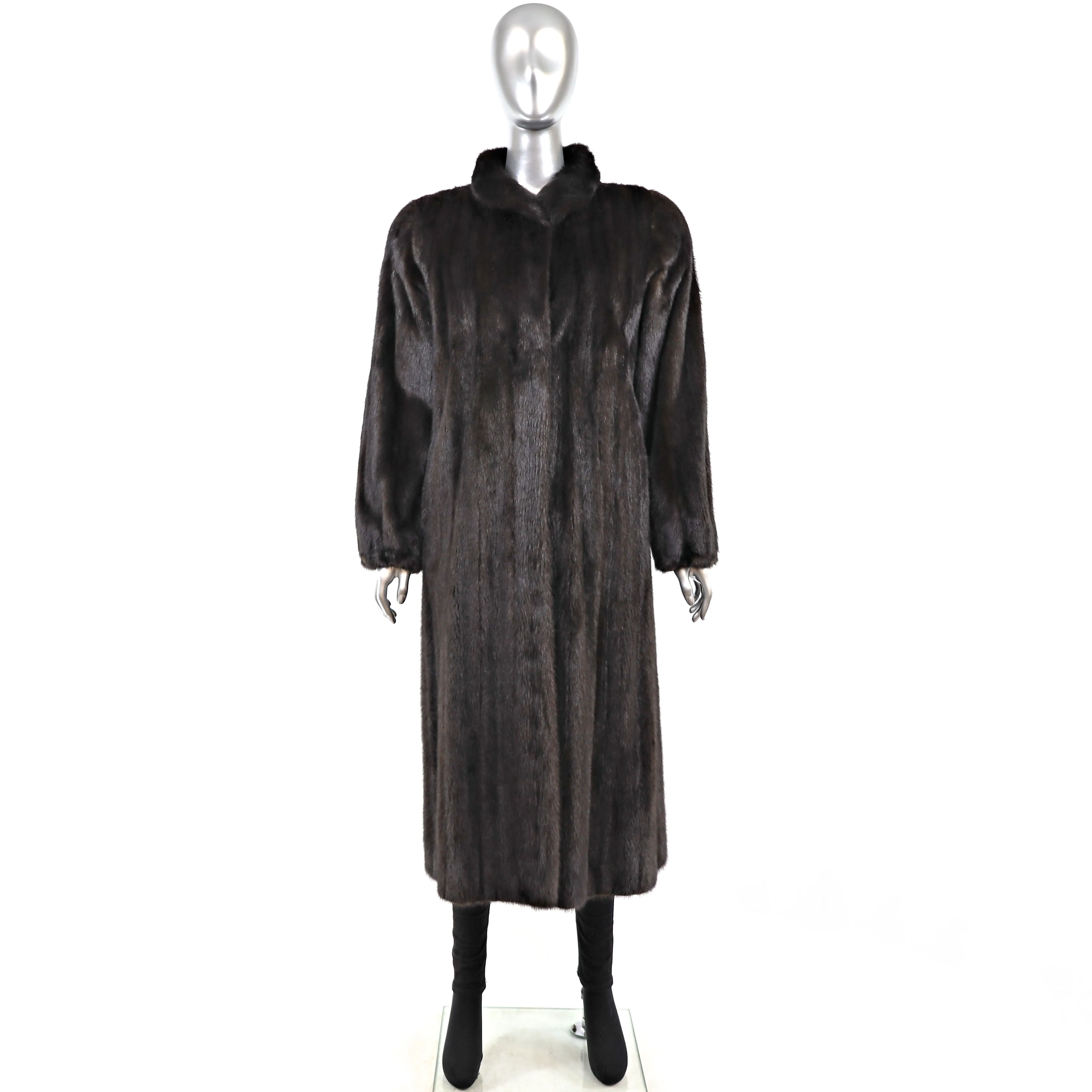 Mahogany Mink Coat- Size M