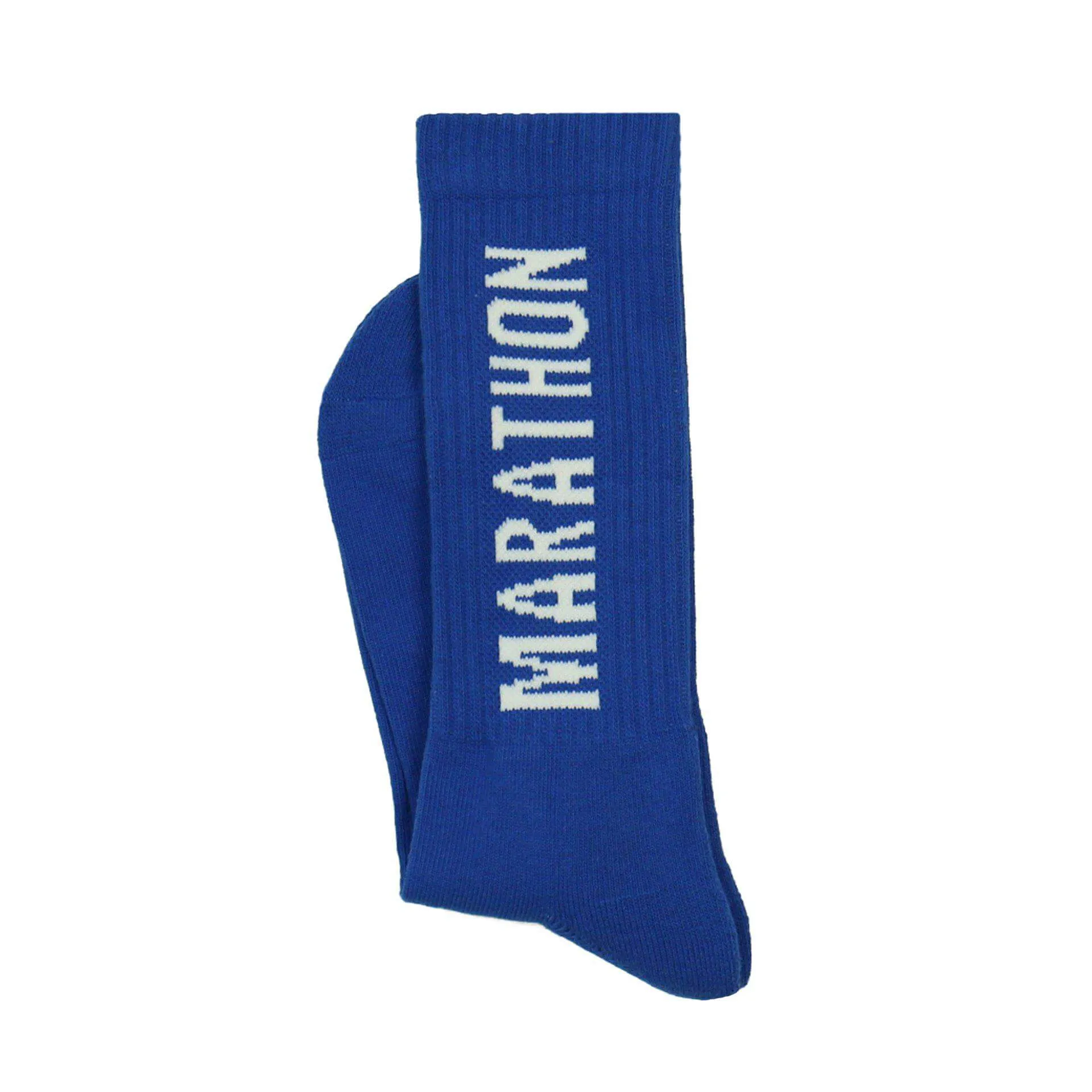 Marathon Socks - Royal/White