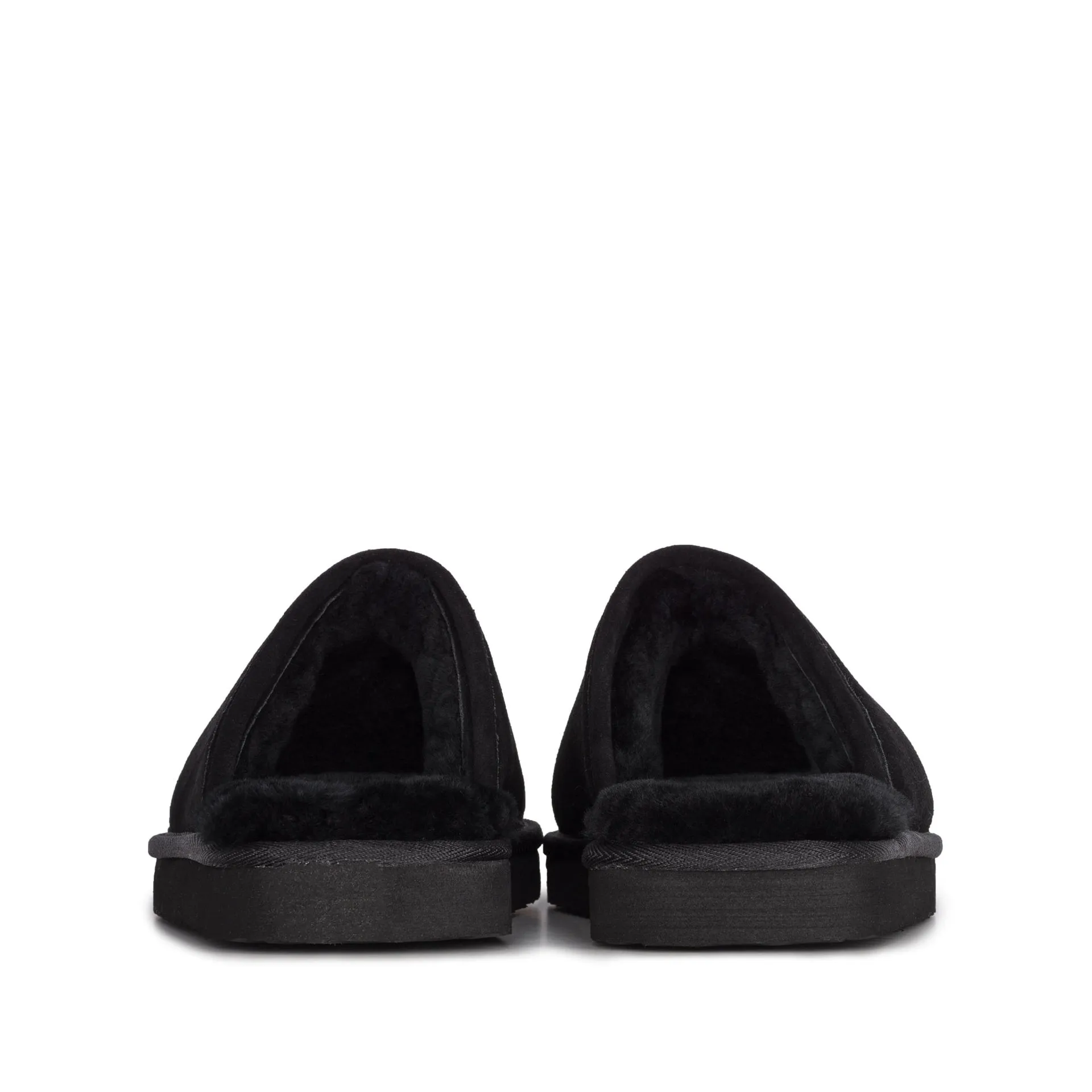 MAX BLACK SHEEPSKIN MULE