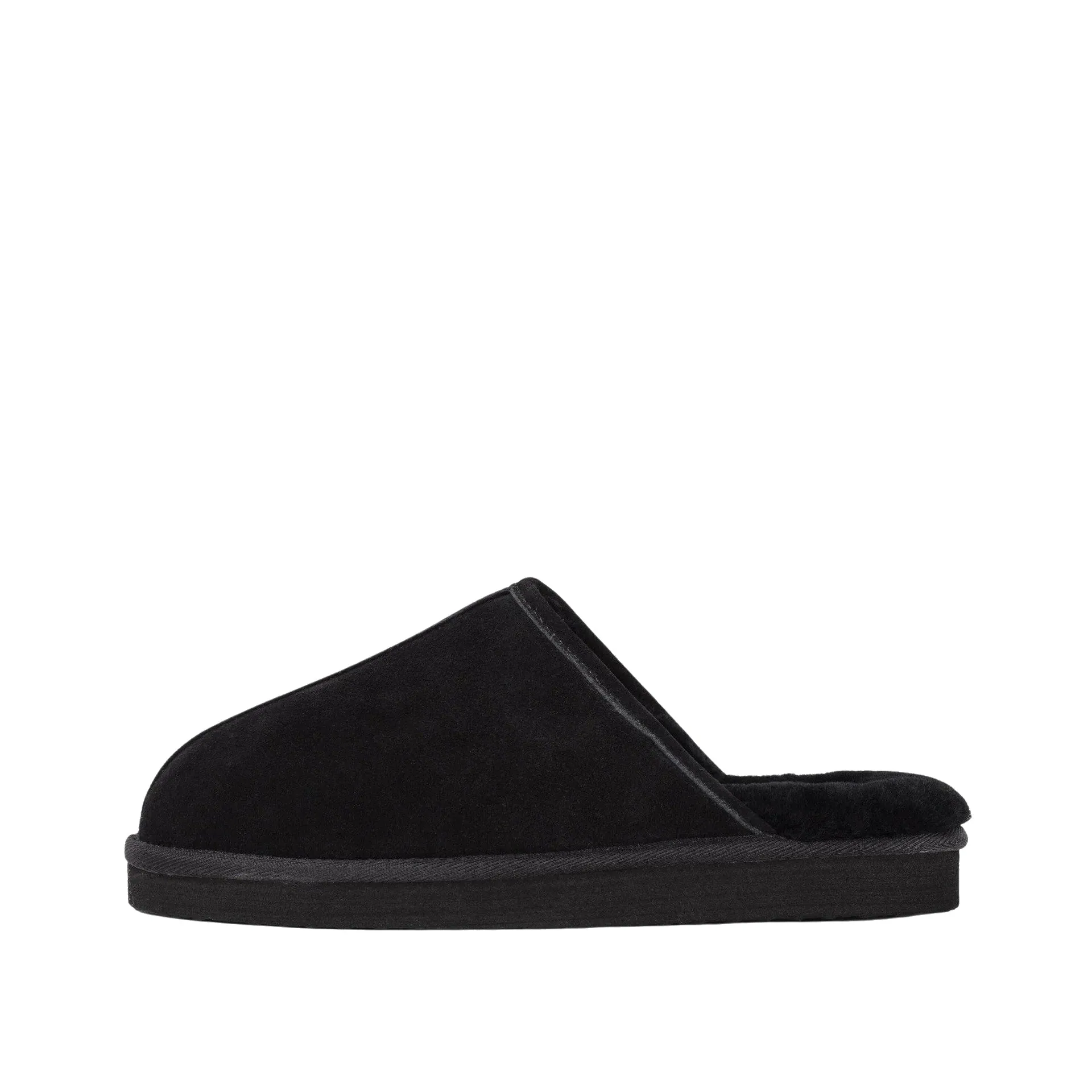 MAX BLACK SHEEPSKIN MULE