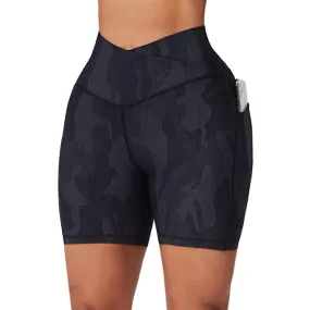 Maya Camo V Cross Workout Shorts