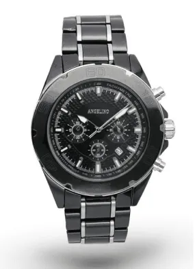 Mens Fashion Watch Ceramic Black - Men's - styles - Fashion