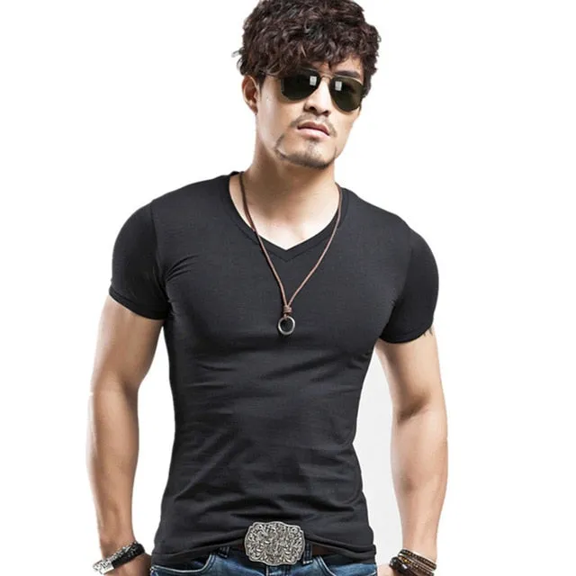 Men's T Shirt Fashion Fitness