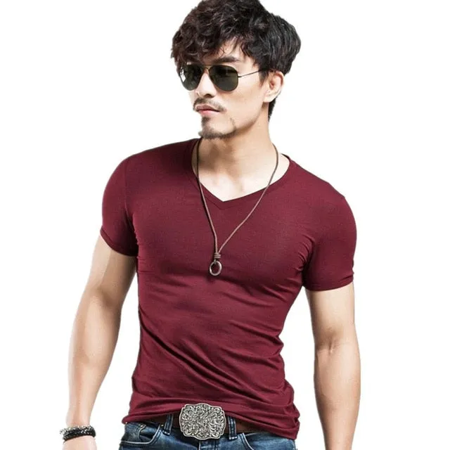 Men's T Shirt Fashion Fitness