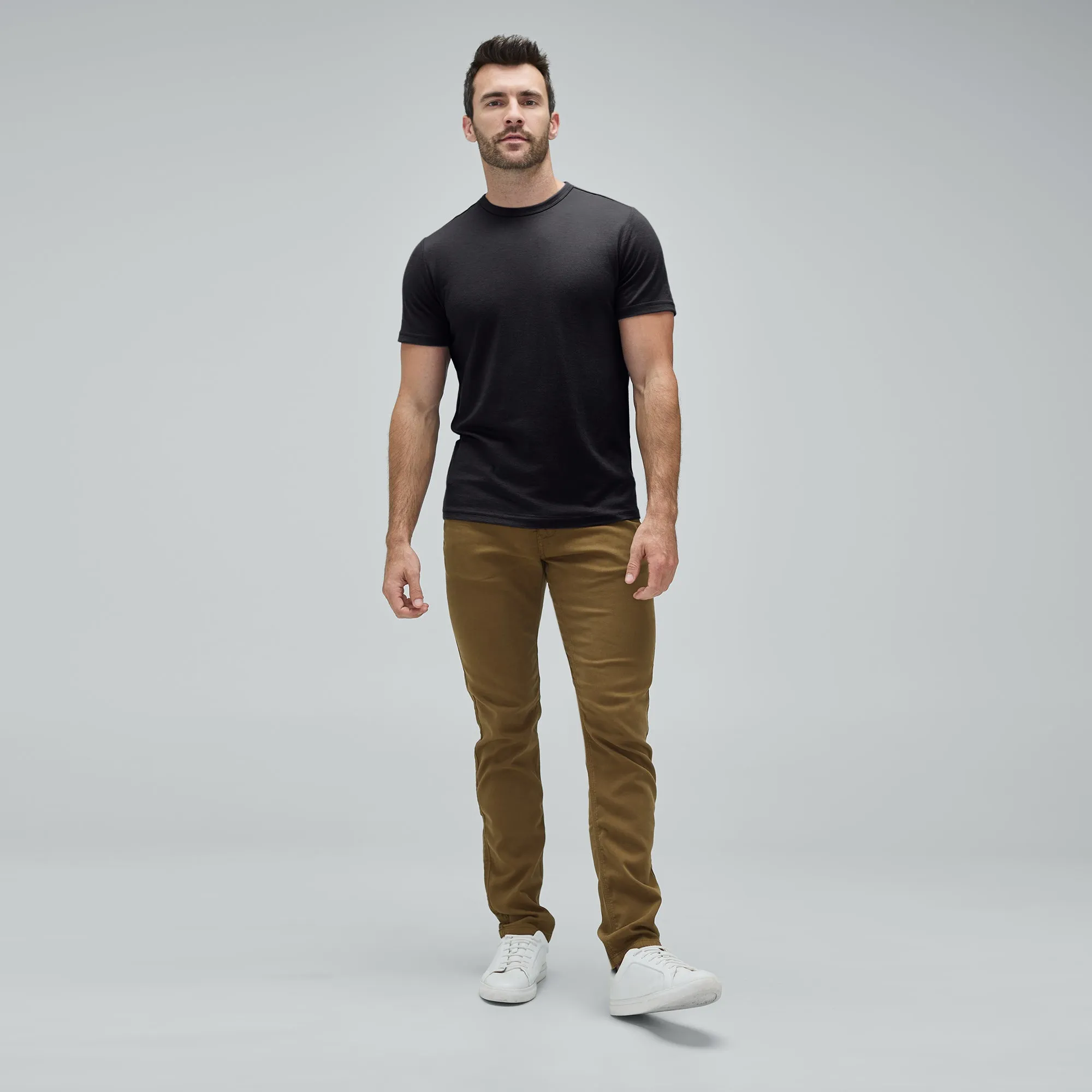 Men's Tall Merino Crew Neck T-Shirt