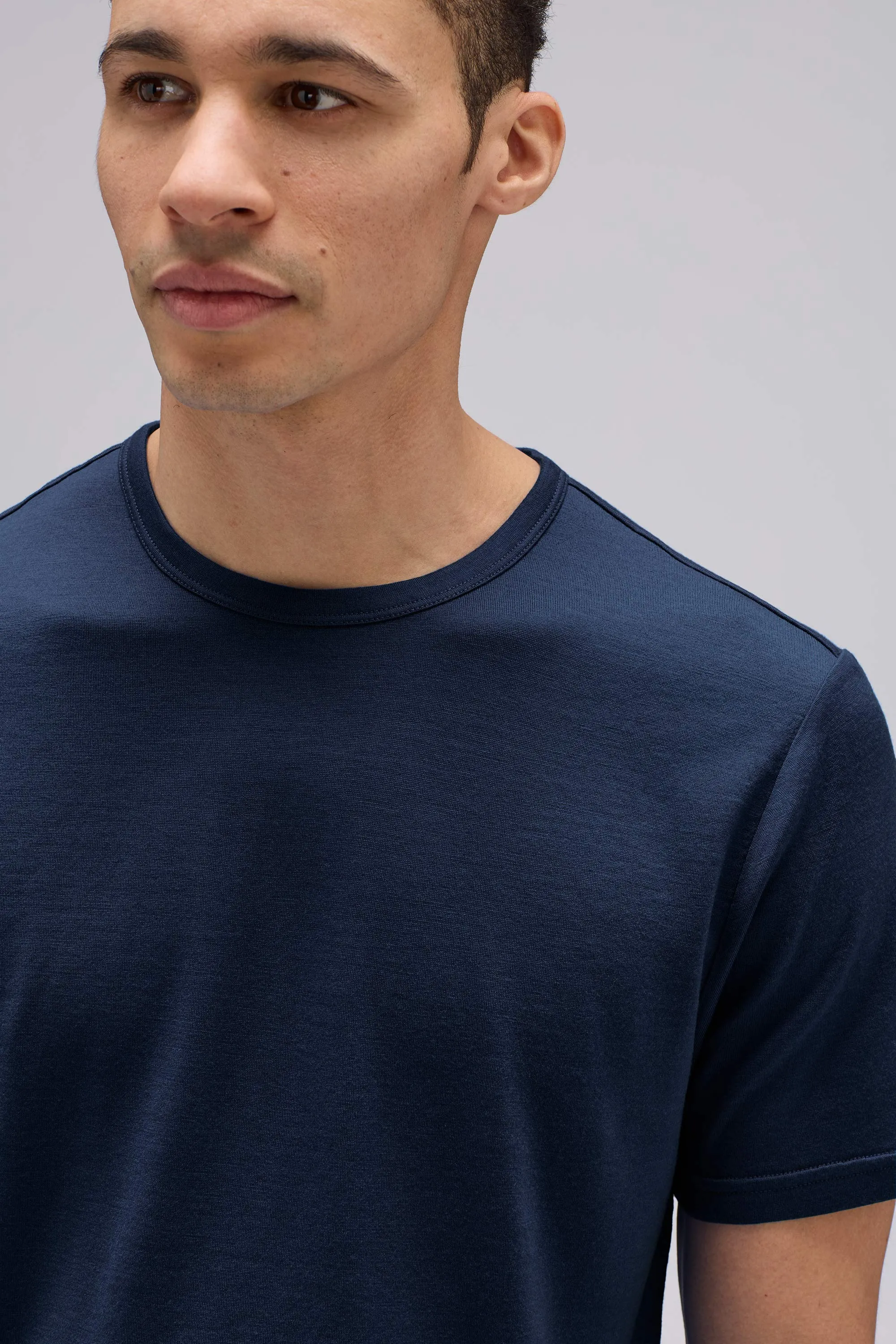 Men's Tall Merino Crew Neck T-Shirt