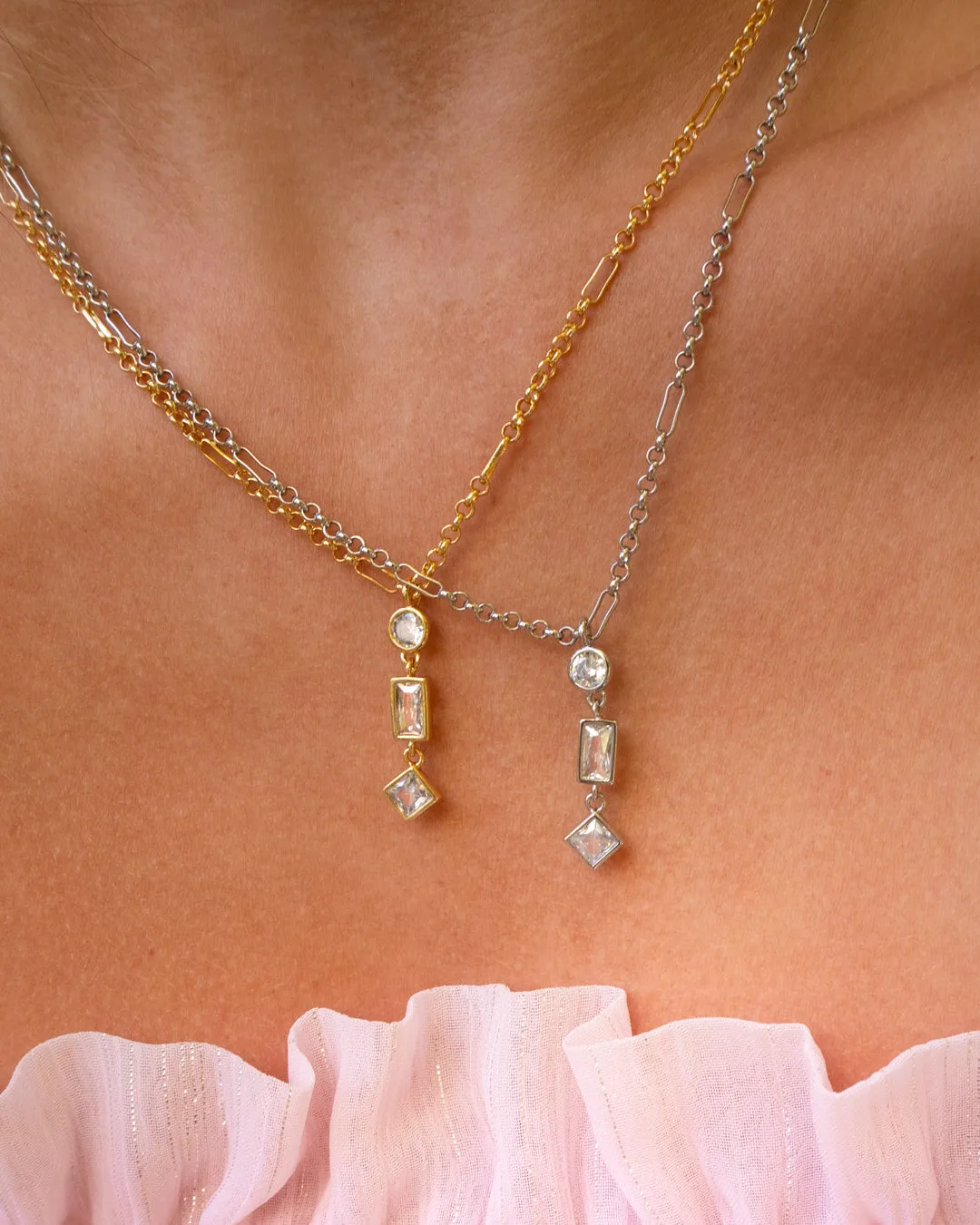 Mixte Charm Necklace- Gold