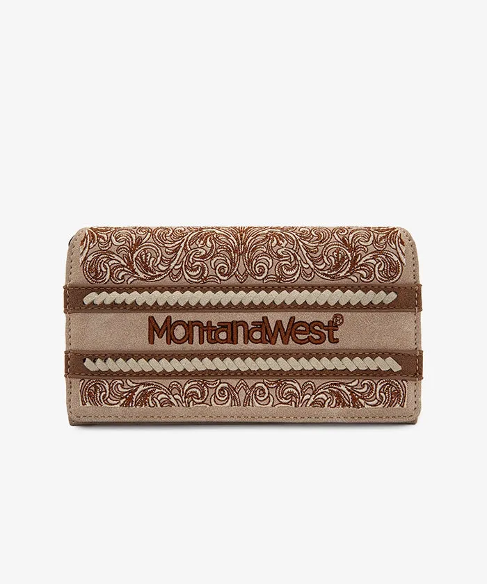 Montana West Embroidered Wallet