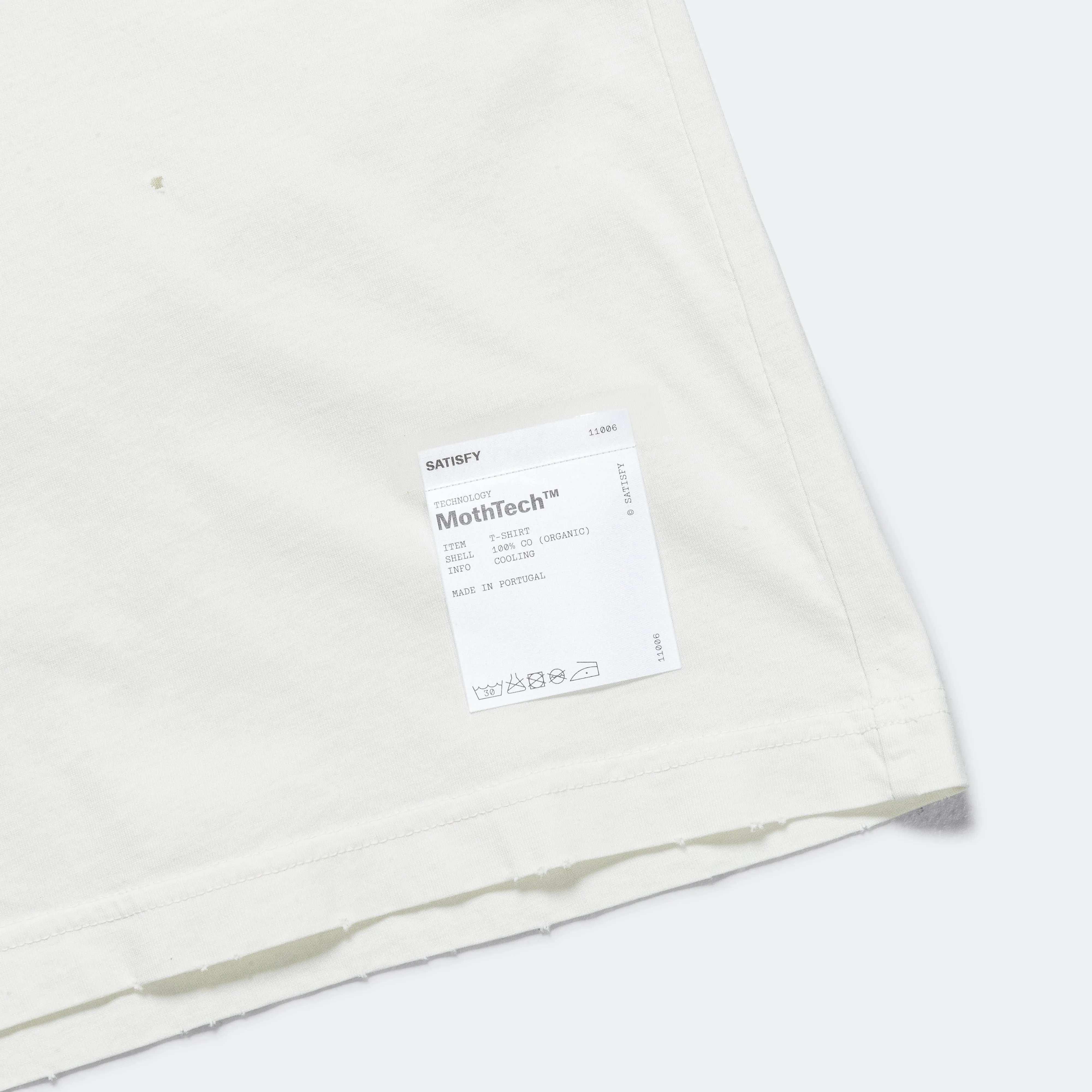 Moth-Tech™ 'Oval' Logo T-Shirt - Off White