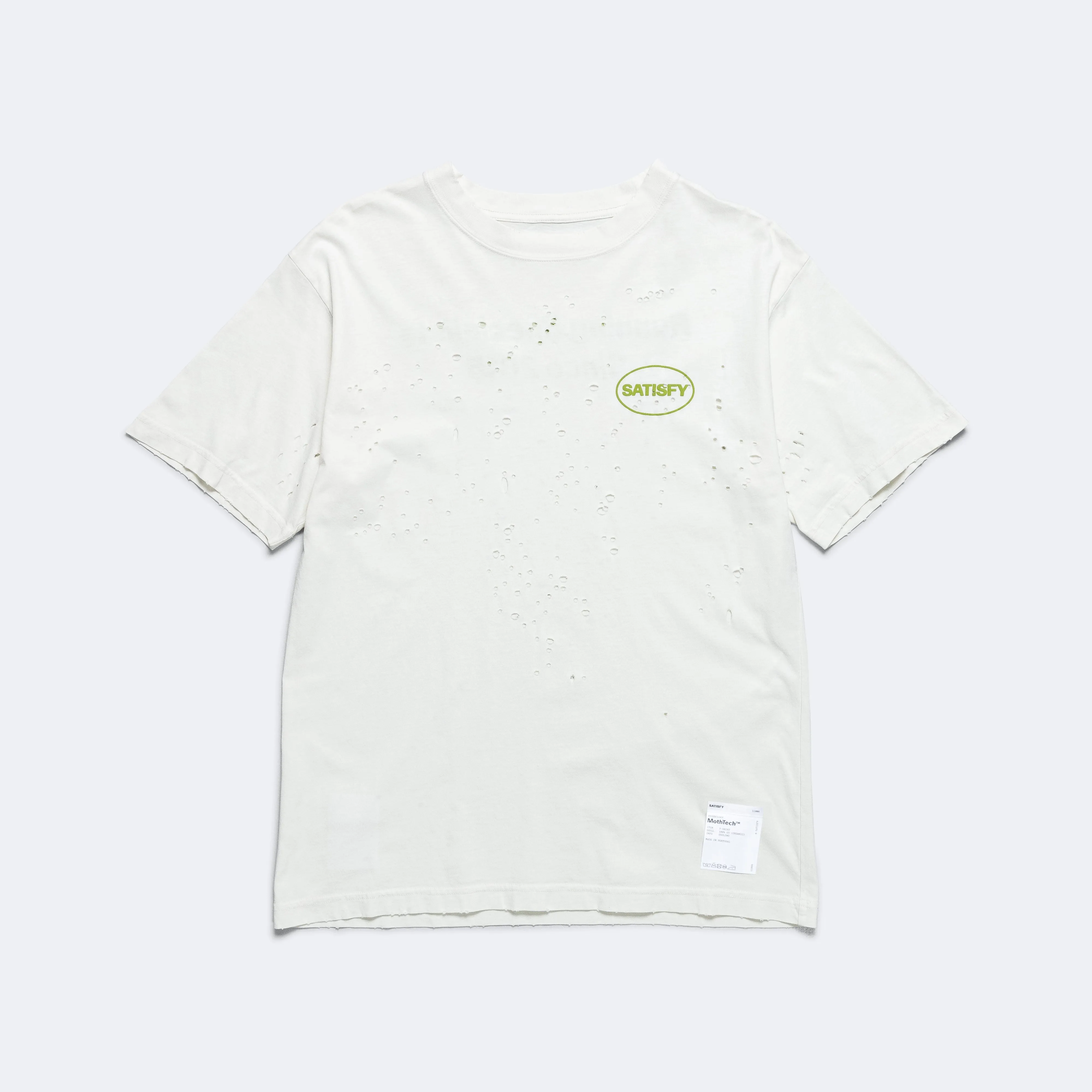 Moth-Tech™ 'Oval' Logo T-Shirt - Off White