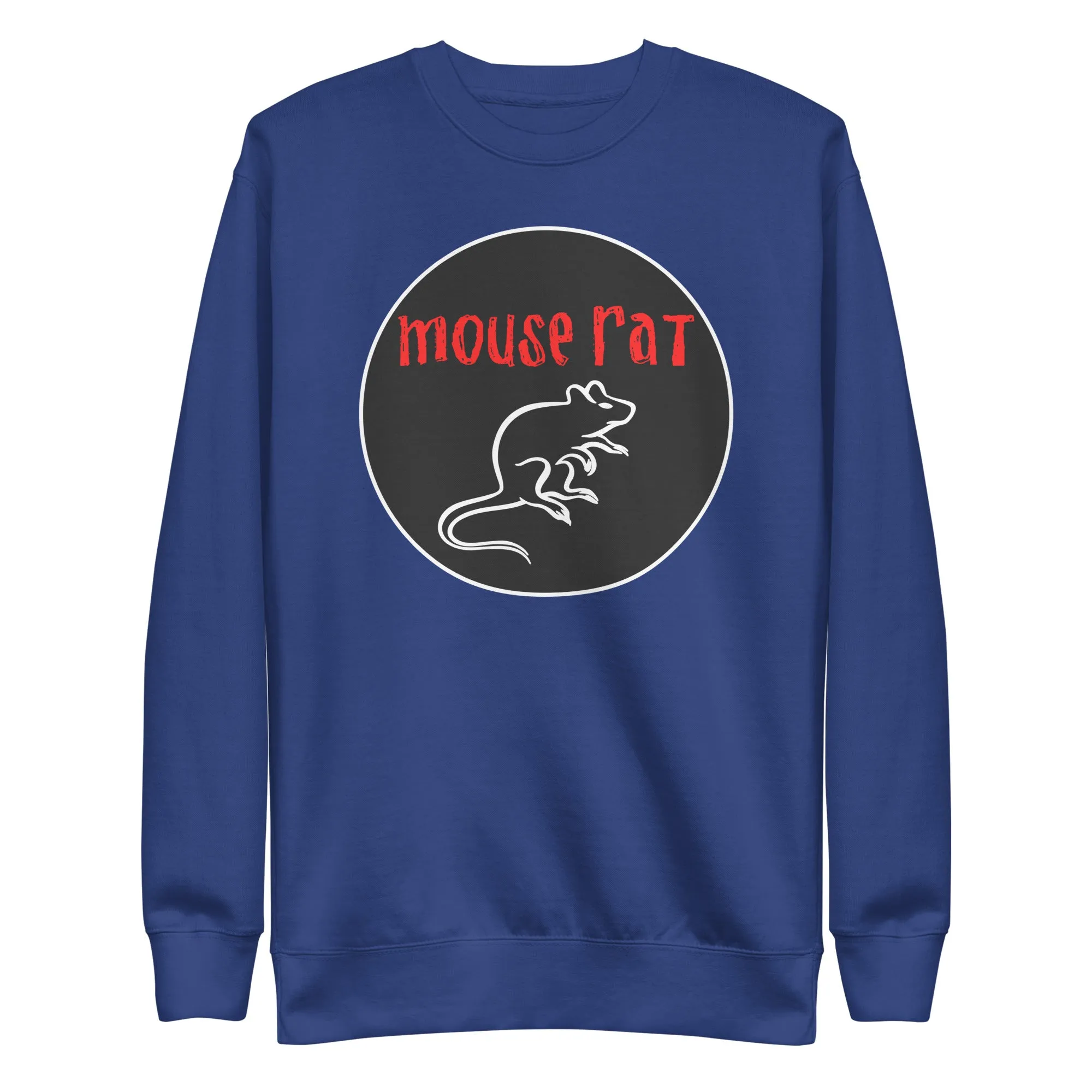 Mouse Rat | Classic Circle | Front Only - Unisex Sweatshirt