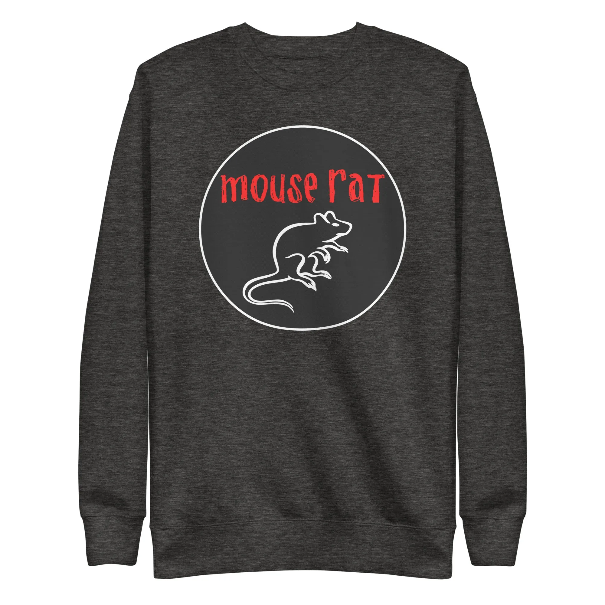 Mouse Rat | Classic Circle | Front Only - Unisex Sweatshirt