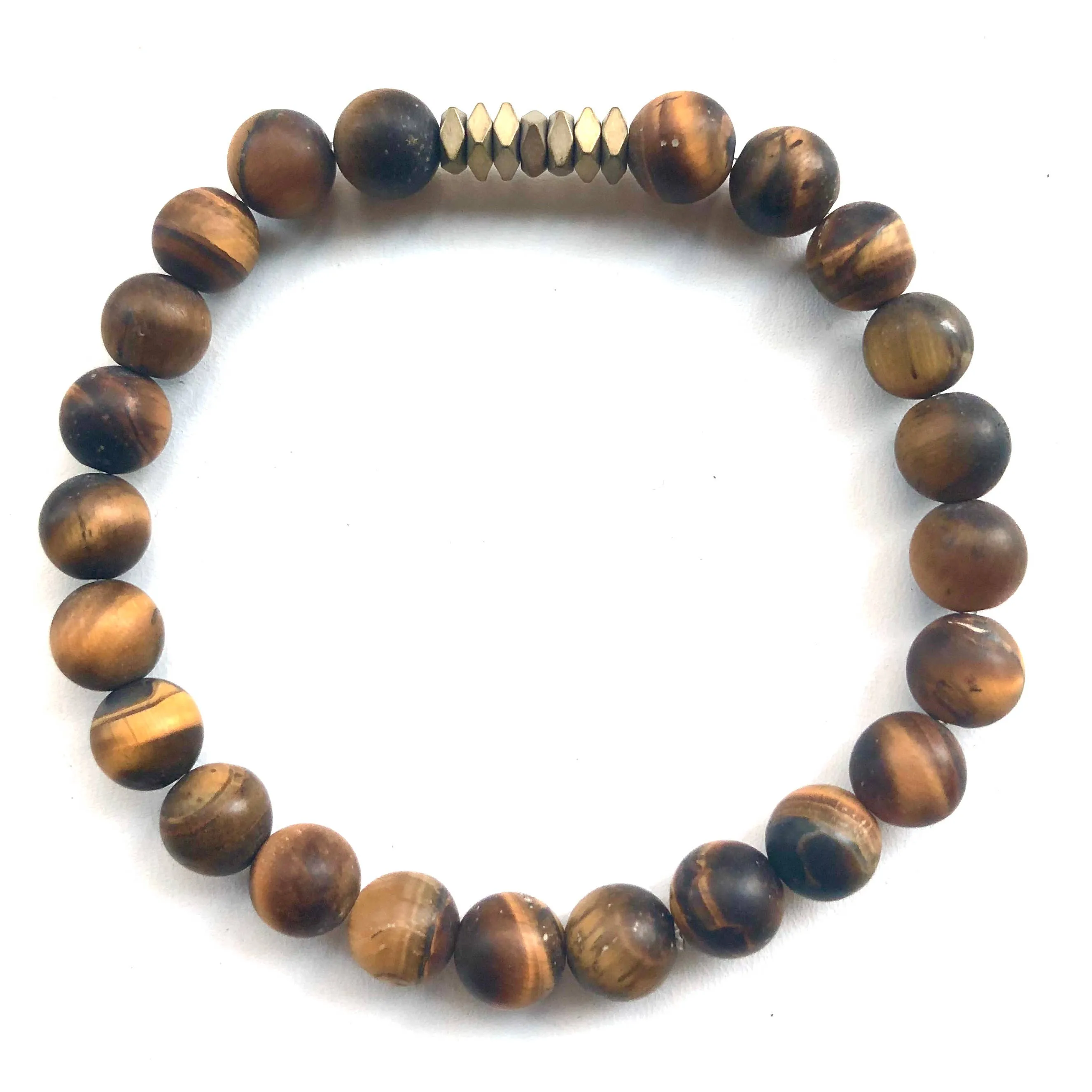 Nikki Smith Designs - Men's Beaded Stone Bracelet - Scotty