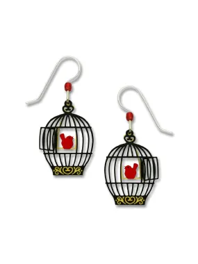 Open Bird Cage Earrings By Sienna Sky