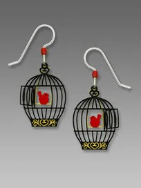 Open Bird Cage Earrings By Sienna Sky