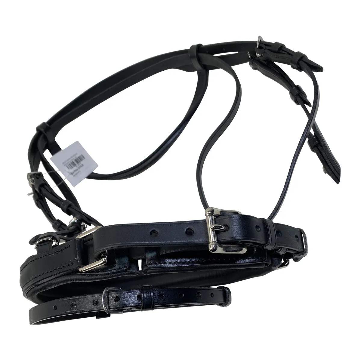 Otto Schumacher Flash Bridle w/ Webbed Reins in Black - Full