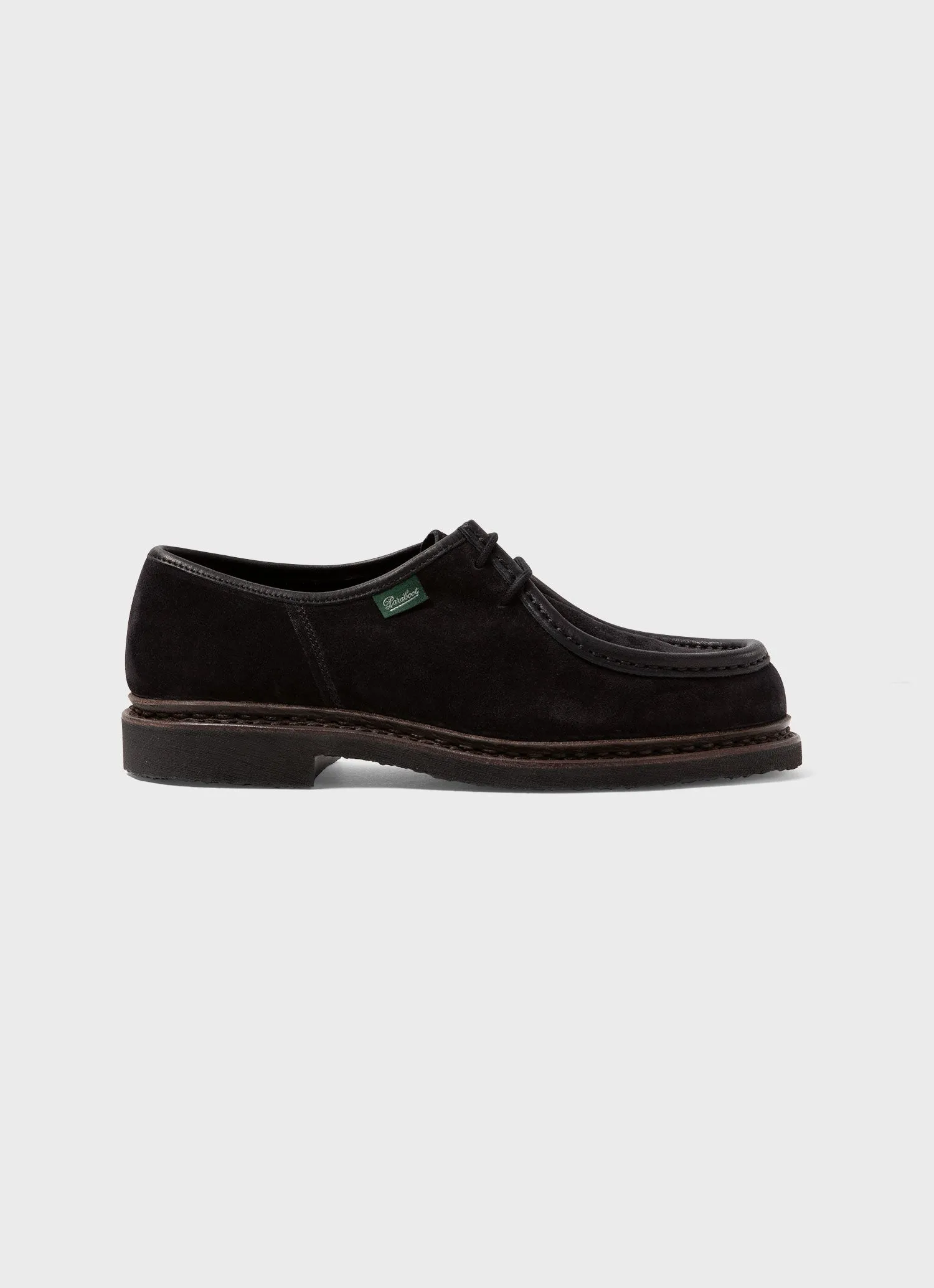 Paraboot Suede Michael Shoe in Black