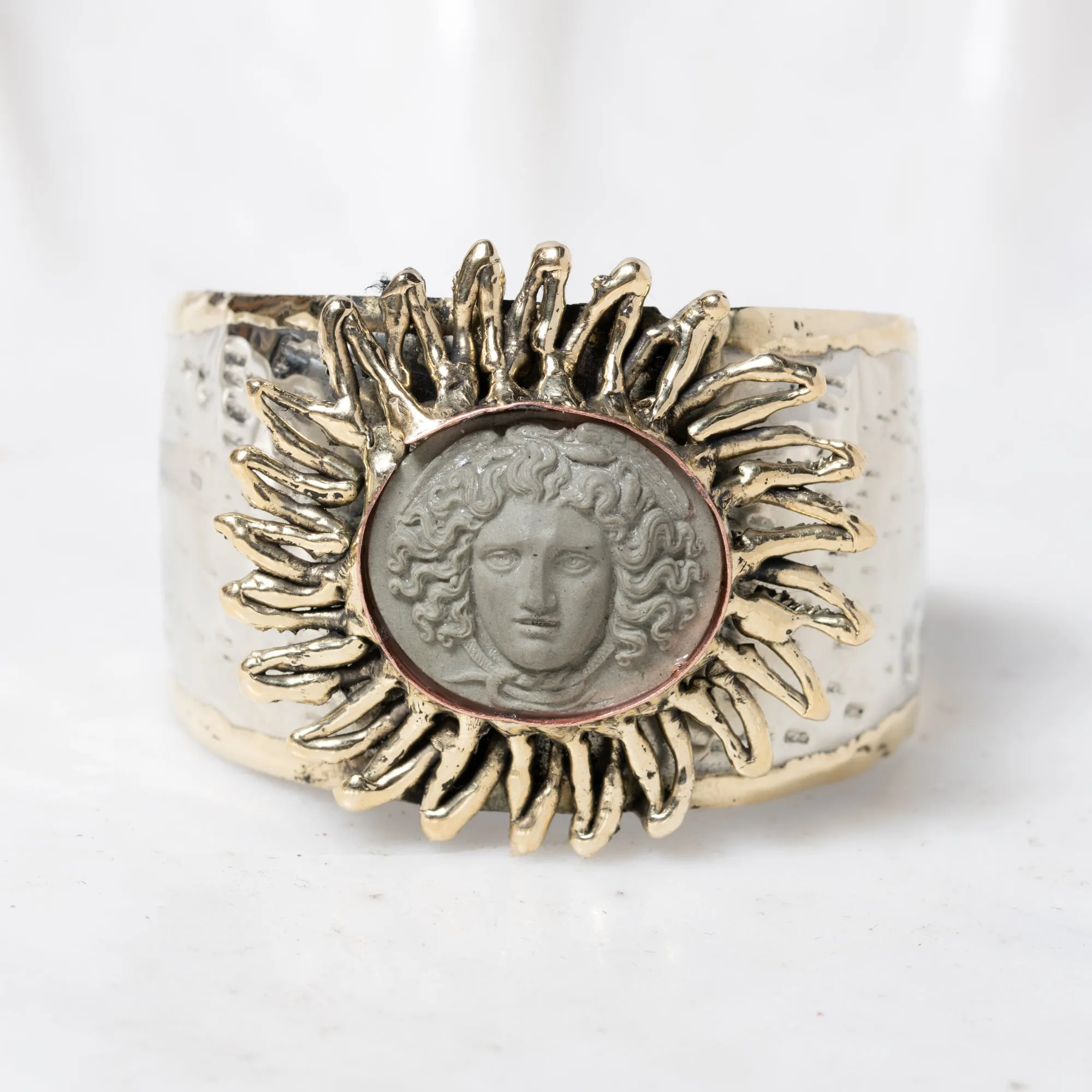 Pequea Carved Cameo Cuff