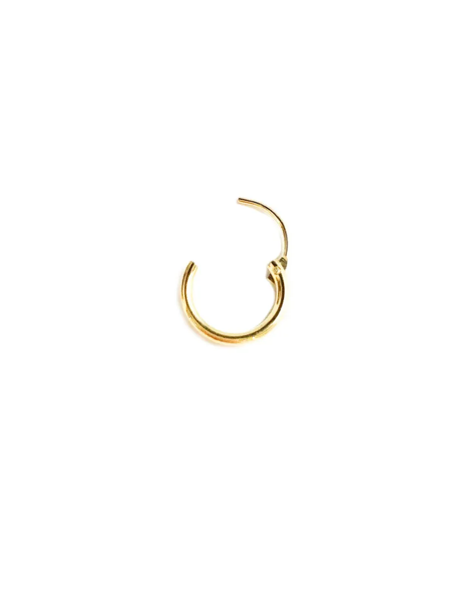 Petite Vermeil Endless Hoops